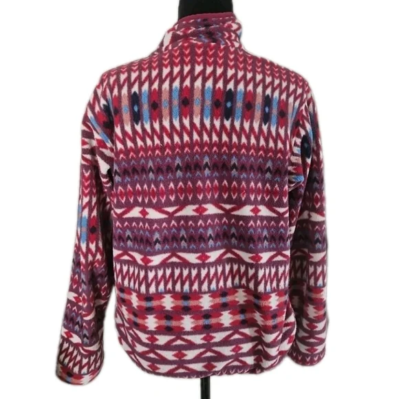 Patagonia Womens Aztec Print  Lightweight Synchilla® Snap-T® Pullover S - Picture 6 of 15